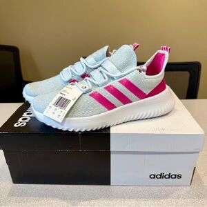 ADIDAS YOUTH KAPTIR K RUNNING SHOES, FW2619 / PINK WHITE BIG KID SIZE 7 Y